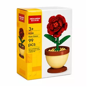 ساختنی 99 تکه مکانسم مدل گل رز جاودان کد 336