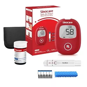 دستگاه اندازه گیری قند خون مدل Sinocare Safe AQ Smart