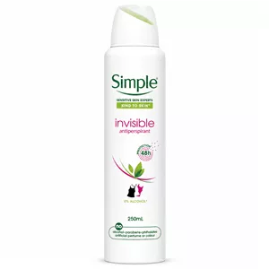اسپری ضد تعریق سیمپل Simple مدل Invisible