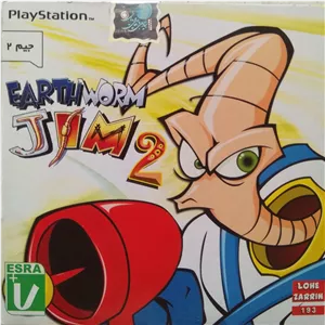 بازی سونی1 جیم کرم خاکی2 earthworm jim2 پلی استیشن1 ps1 playstation 1