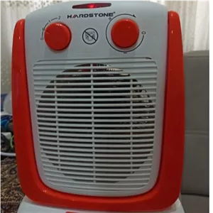 بخاری برقی هیتر فوق العاده 2000 وات چرخشی خارجی هارداستون سفید طوسی کد1