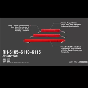 شلنگ فنری 15 متری رونیکس مدلRh-6115