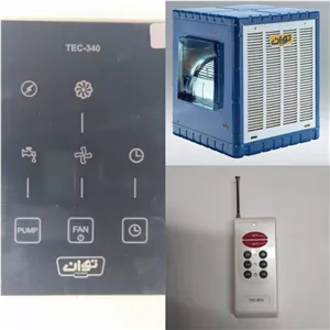 کولر آبی توان 4000 با کلید کنترل از راه دور موتور موتوژن و الکتروزن و ورق 9 دهم