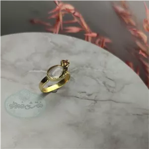 انگشتر در نجف زنانه گل برگ دست ساز