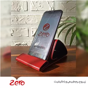 هولدر موبایل رومیزی از چرم طبیعی