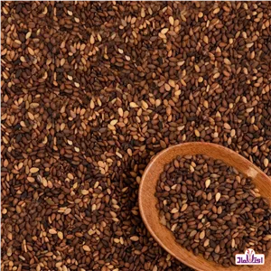 کنجد قهوه ای 5 کیلویی اعتماد تازه (کنجدقهوه ای) (شسته شده)