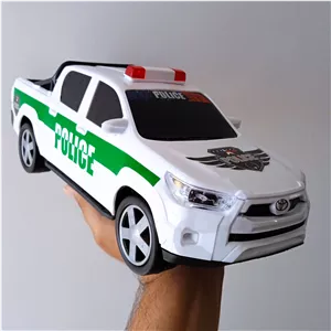 هایلوکس پلیس سبز و آبی ماشین پلیس قدرتی تویوتا قدرتی در بازشو دیفرانسیل جلو پیکاپ پلیس ماشین پلیس شاسی بلند گناباد شاپ
