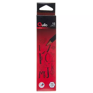 مداد مشکی کوییلو کد 634000 بسته 12 عددی