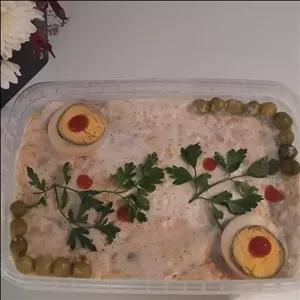 سالاد الویه وزن تقریبی 500گرمی ارسال بوسیله پیک وپس کرایه