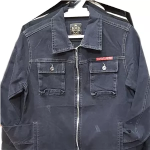 کت لی مردانه رنگ ذغالی و آبی سایز L XL 2XL