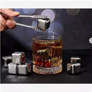 یخ استیل 6 عددی نقره ای پسکرایه