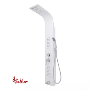 پنل دوش حمام سایز بزرگ رنگ سفید  (پسکرایه)