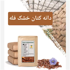 دانه کتان خشک فله یک کیلوگرم