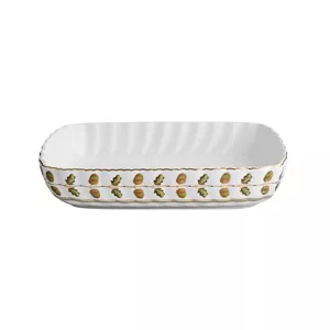 مرغ خوری مستطیل گلدکیش طرح رویسا سایز بزرگ کد GK701135-2 (پس کرایه)