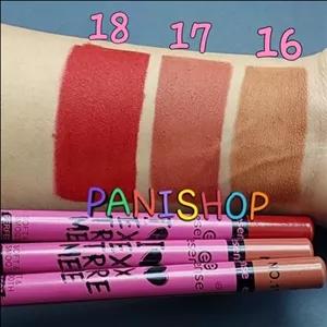 رژلب مدادی essence مدل I LOVE EXTREME شماره 16 و 17 و 18 ویتامین E و A آنتی باکتریال مات ساخت آلمان انقضاء2027