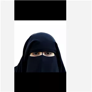 پوشیه دولایه حریر 