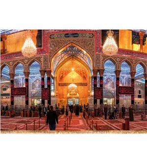کتیبه پشت منبری باب القبله امام حسین (ع) کد 17198 سایز 500X280