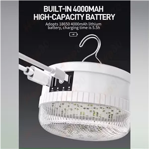 چراغ شارژی پاور بانک 80 وات مدل دی پی DP7823B