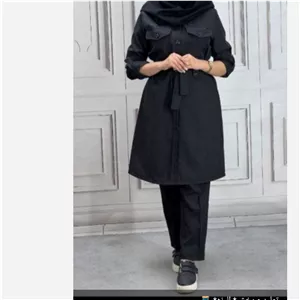 مانتو دانشجویی زنانه اسپرت مکانیک پرشیا دوسایزی تا 46