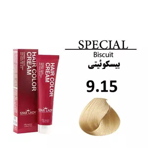 رنگ مو استار لیدی بیسکویتی 9.15 حجم 120 میل