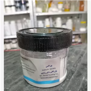 بوراکس  250 گرمی  دکتر زندی بسته بندی قوطی