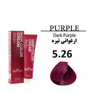 رنگ مو استار لیدی ارغوانی تیره5.26 حجم 120 میل