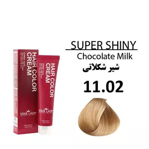 رنگ مو استار لیدی شیر شکلاتی 11.02 حجم 120 میل