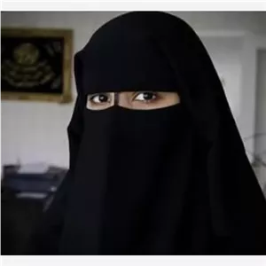 پوشیه زنانه دولا مشکی