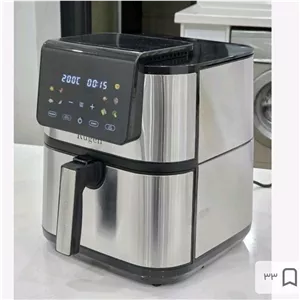 سرخکن روگن مدل 1850 سرخکن بدون روغن رژیمی Rugen داخل استیل 8لیتری سبد جدا با 10 برنامه پخت ارسال رایگان 