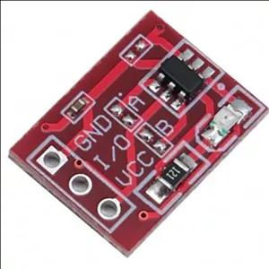 ماژول سنسور تاچ خازنی Mini TTP223 تعداد  این ماژول بصورت  50عددی بفروش میرسد،در هنگام خرید تعداد رو 50عدد انتخاب کنید