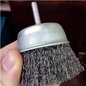 فرچه کاسه ای سیمی سر دریلی نمره 4 (زنگ زدایی)