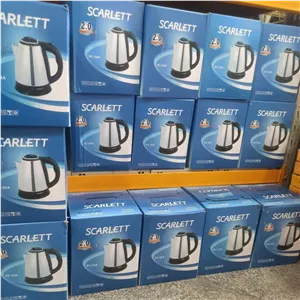 کتری برقی اسکارلت کتری برقی سانی چایساز کتری استیل 2لیتر روشن خاموش اتوماتیک300