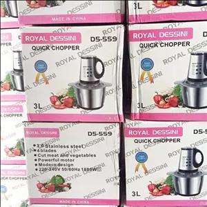 خردکن یونیک خردکن دسینی خردکن کاسه استیل 3سرعته1800وات چهارتیغ دسته دار  فوق العاده 720لوازم خانگی کمالی مشهد