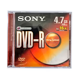DVD-R خام قابدار پهن سونی اصل تایوان آکبند باسلفون