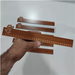 خط کش 30 سانتی چوبی مناسب برای هدیه مدارس