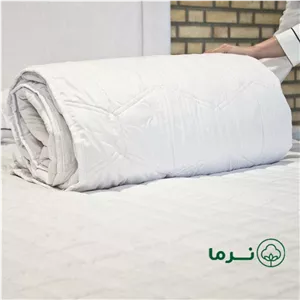 لحاف پشم سفید استرلیزه چهارفصل 