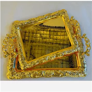 سینی 2 تکه طلوع زرین (طلایی) (پس کرایه)