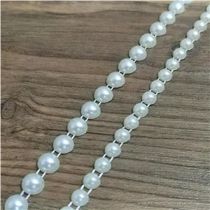 مروارید لپه ای سایز 6 و سایز 8 مروارید لپه ای متری سفید