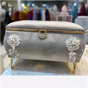 صندوقچه تک بزرگ مخملی عروس 
