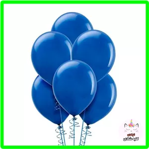 بادکنک آبی پر رنگ سایز 12 اینچ بسته 50 عددی