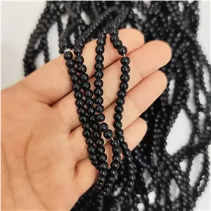 مروارید سنگی مشکی سایز 4میل