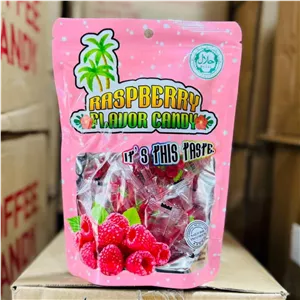 تافی ژله ای با طعم تمشک بسته 200 گرمی