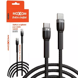  کابل IPHONE موکسوم مدل KH-82PD PD MOXOM مشکی