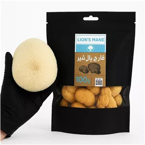قارچ یال شیر (لاینزمین Lions mane) درجه 1 وزن 100 گرم