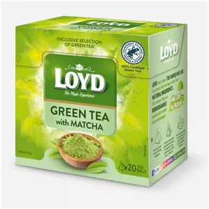 چای سبز ماچا لهستانی لوید موکاته مدل سبز با ماچا، loyd green tea with matcha