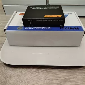 مدیا کانورتر فیبر نوری نت لینک مدل HTB-GS-03 4GE-SFP (پس کرایه)