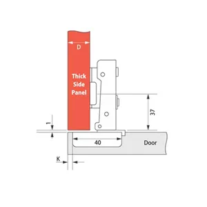 لولا کابینت آرام بندروکار ضخیم کد HC-003-B سارو
