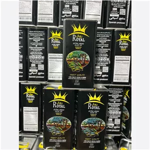 روغن زیتون رویال قوطی 4 لیتری اصل Royal Extra Virgin Olive