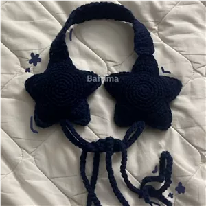 ایرماف(گوش گیر) بافتنی طرح ستاره