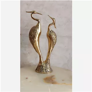 مجسمه برنجی و تزیینی و دکوری درنا عاشق کد 712